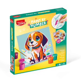 MAPED Creativ malowanie po numerach piesek/lisek