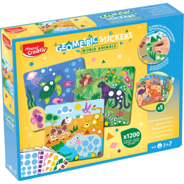 MAPED Creativ Naklejki geometryczne - świat zwierząt