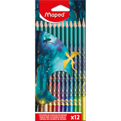 Kredki MAPED Dragon 12 kolorów pud. z zaw.