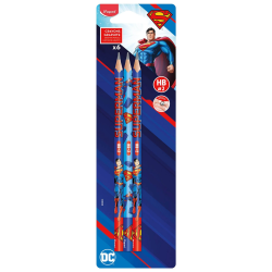 Ołówek MAPED Superman HB 6 szt. blister