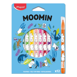 Flamastry MAPED Muminki 12 kolorów pud. z zaw.