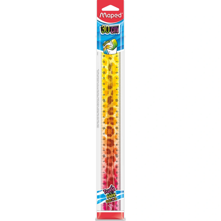 Linijka MAPED Twist’n Flex Animals niełamliwa 30 cm torebka