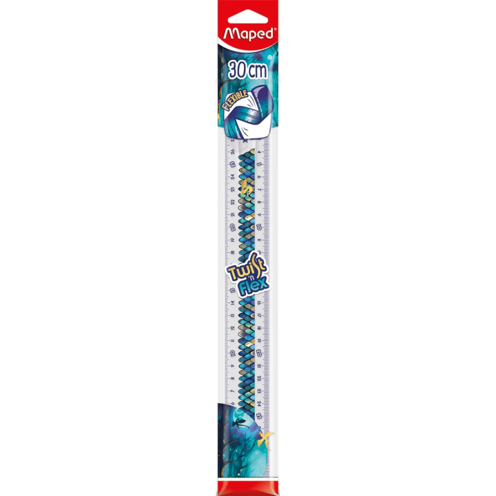 Linijka MAPED Twist’n Flex Dragon niełamliwa 30 cm torebka