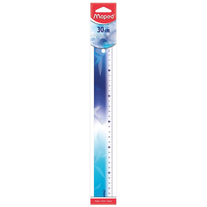 Linijka MAPED Arctic 30 cm w torebce zawieszkowej