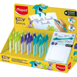 Długopis wymazywalny MAPED Kidy Learn Magic mix wzorów display 18 sztuk