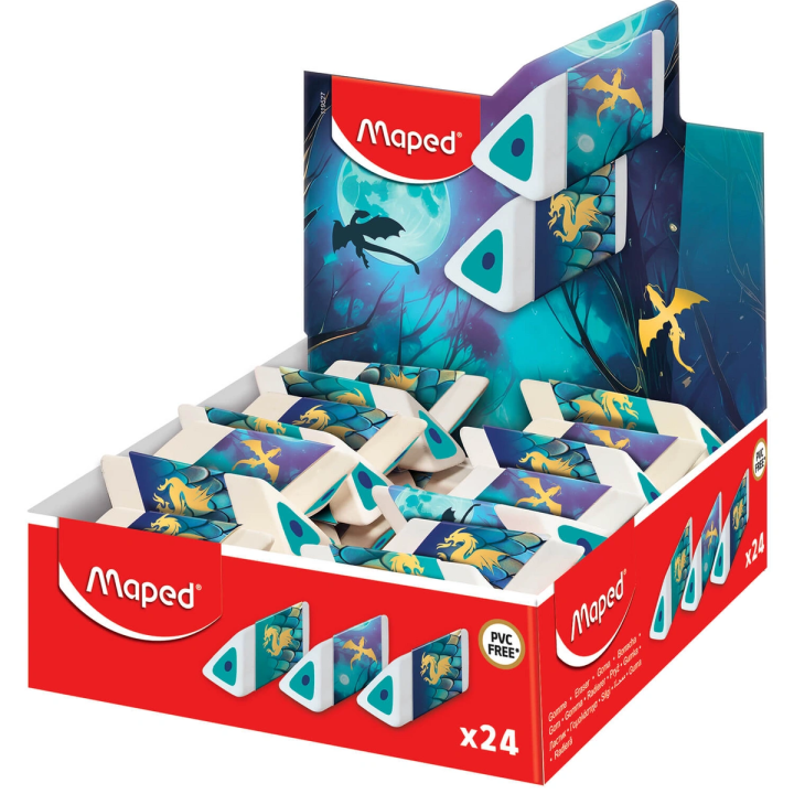 Gumka MAPED Pyramid Dragon display