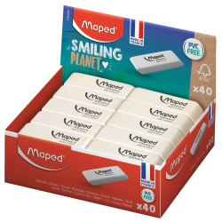 Gumka ekologiczna MAPED Dessin medium Smiling Planet display