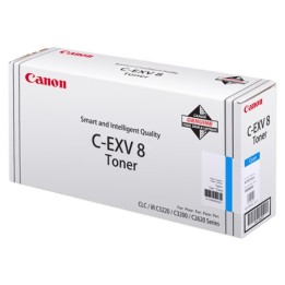 TONER ORYGINALNY CANON CEXV8C 7628A002 CYAN 25000 STRON