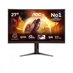 AOC Monitor 27 cali CQ27G4Z2 Curved VA 260Hz HDMIx2 DP