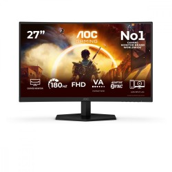 AOC Monitor 27 cali C27G42FE Curved VA 180Hz HDMI DP