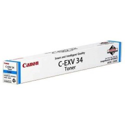 TONER ORYGINALNY CANON CEXV34C 3783B002 CYAN 19000 STRON