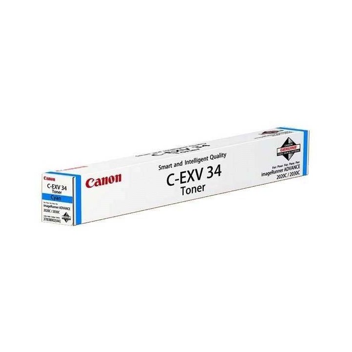 TONER ORYGINALNY CANON CEXV34C 3783B002 CYAN 19000 STRON