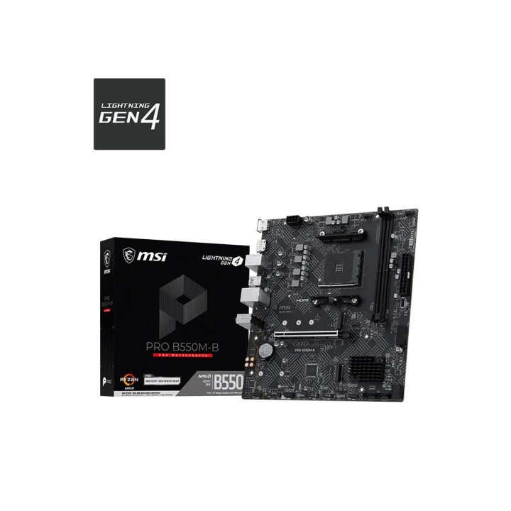 MSI Płyta główna PRO B550M-B am4 2DDR4 mATX
