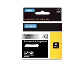 TASIEMKA ORYGINALNA KOLOR NADRUKU: CZARNY/KOLOR TŁA: METALICZNE DYMO S0718170/1848518760 9MM X 5.5 M POLIESTROWA, TRWAŁA/DO OPIS
