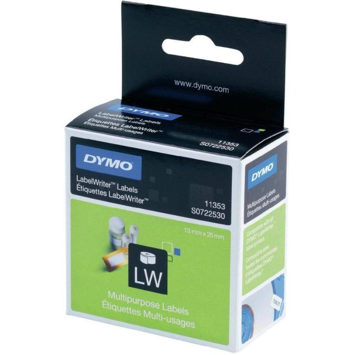 TASIEMKA ORYGINALNA KOLOR TŁA: BIAŁE DYMO S0722530/11353 25MM X 25 M UNIWERSALNE