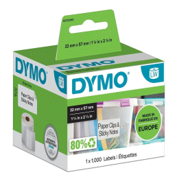 TASIEMKA ORYGINALNA KOLOR TŁA: BIAŁE DYMO S0722540/11354 32MM X 32 M UNIWERSALNE