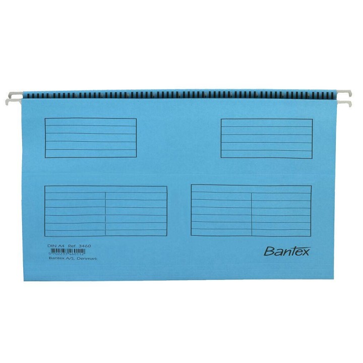 TECZKA ZAWIESZKOWA A4 BANTEX 100331432 JASNO NIEBIESKA Z KARTONU
