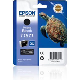 TUSZ ORYGINALNY EPSON T1571 C13T15714010 PHOTO CZARNY 25,9 ML