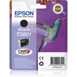 TUSZ ORYGINALNY EPSON T0801 C13T08014011 CZARNY 7,4 ML