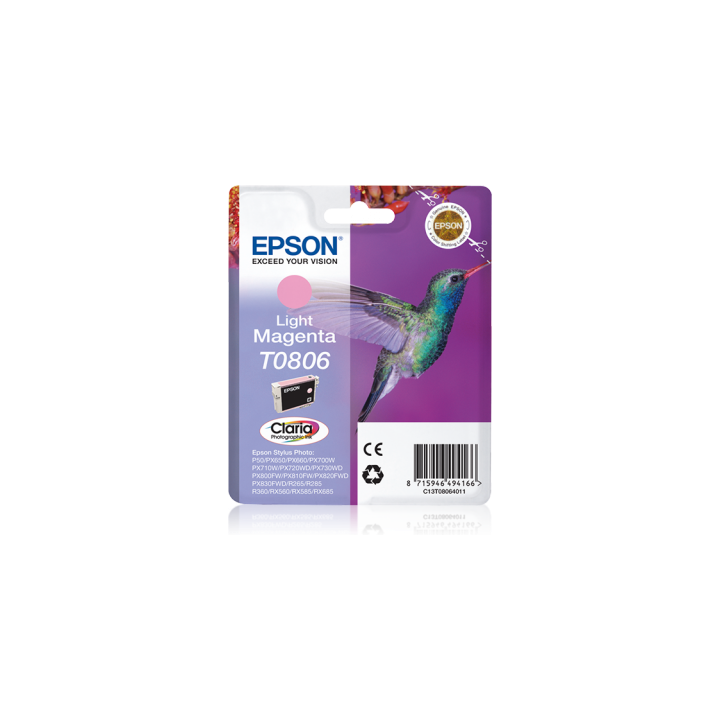 TUSZ ORYGINALNY EPSON T0806 C13T08064011 LIGHT MAGENTA 7,4 ML