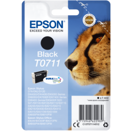 TUSZ ORYGINALNY EPSON T0711 C13T07114012 CZARNY 7,4 ML