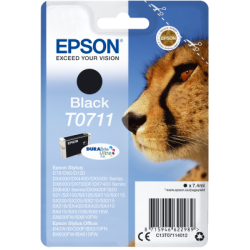 TUSZ ORYGINALNY EPSON T0711 C13T07114012 CZARNY 7,4 ML