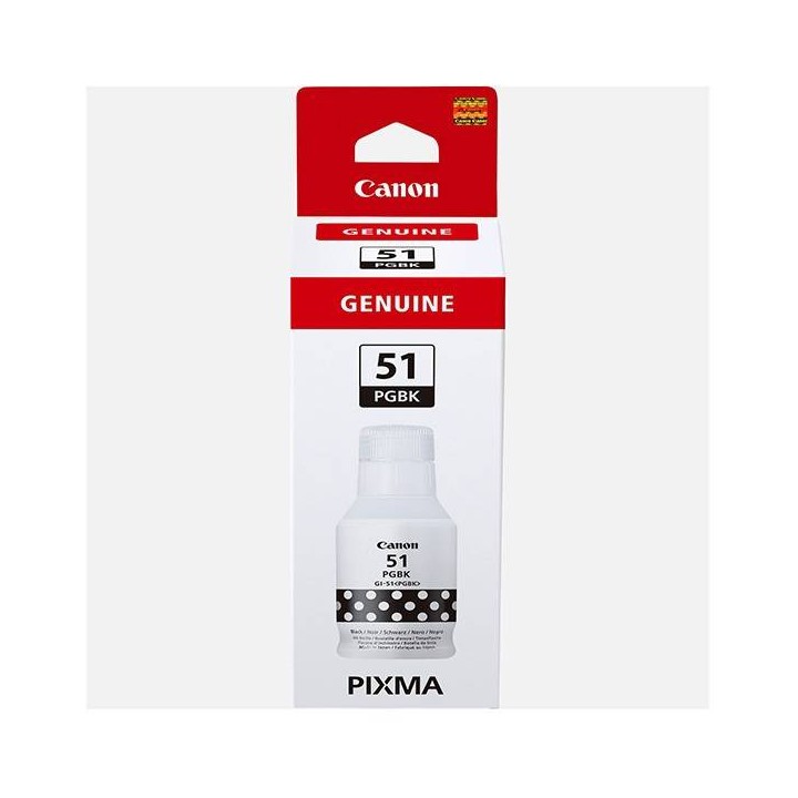 CANON ORYGINALNY INK / TUSZ 4529C001, BLACK, 6000S, 170ML, GI-51 PGBK, CANON PIXMA G1520, G1560, G2520, G2560, G3520, G3560