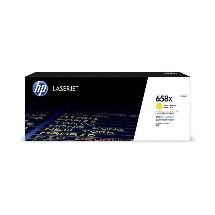 HP ORYGINALNY TONER W2002X, YELLOW, 28000S, HP 658X, HIGH CAPACITY, HP COLOR LASERJET ENTERPRISE M751 SERIES, O