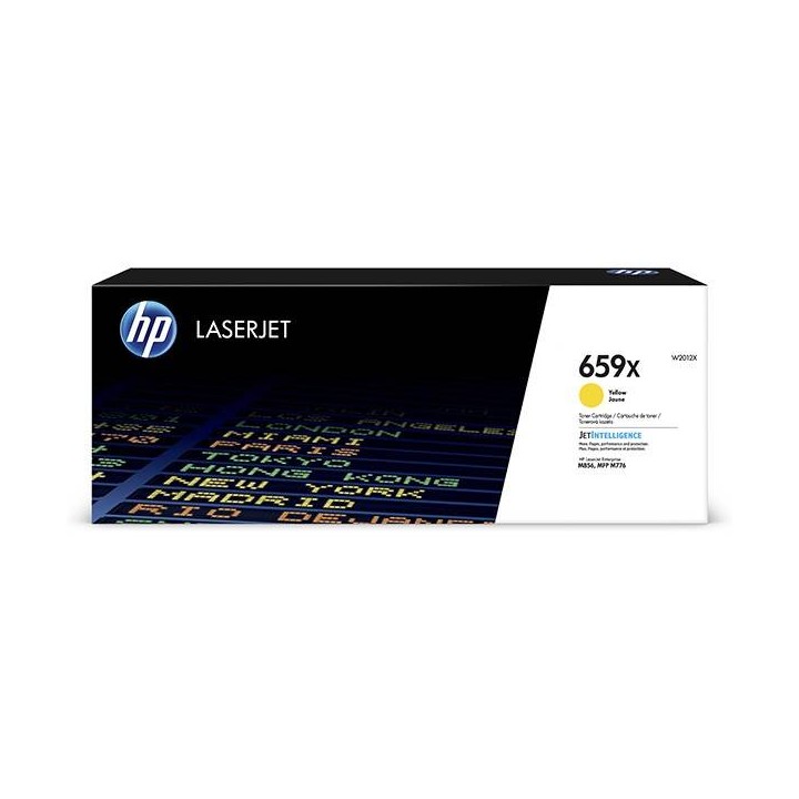 HP ORYGINALNY TONER W2012X, YELLOW, 29000S, HP 659X, HIGH CAPACITY, HP COLOR LASERJET ENTERPRISE M856DN,M856X,LASERJET EN, O