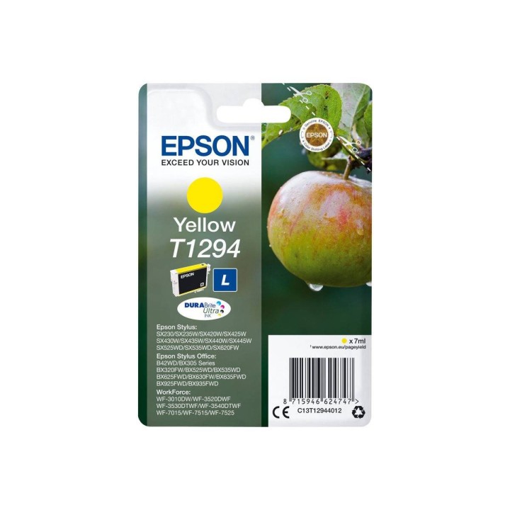 TUSZ ORYGINALNY EPSON T1294 C13T12944012 YELLOW 7 ML
