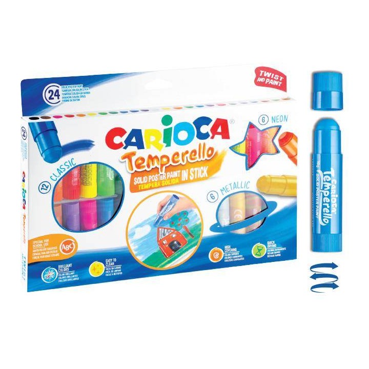 FARBY W SZTYFCIE CARIOCA 43290 TEMPERELLO 170-2524 24KOL