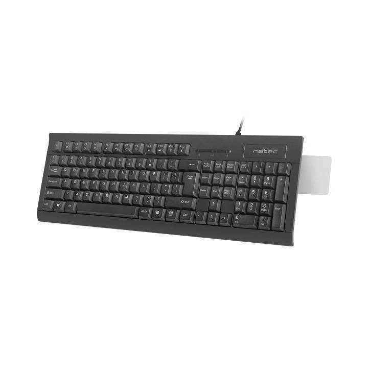 NATEC KLAWIATURA MORAY Z CZYTNIKIEM KART SMART ID
