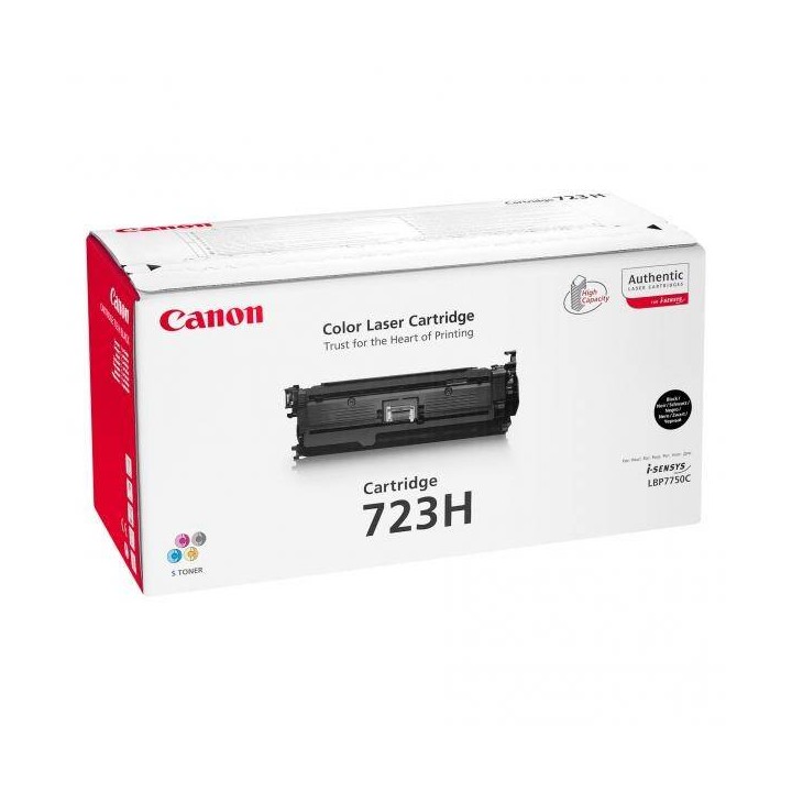 CANON ORYGINALNY TONER CRG723H, BLACK, 10000S, 2645B002, HIGH CAPACITY, CANON LBP-7750CDN, O