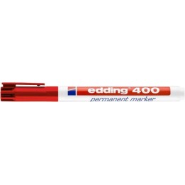 MARKER PERMANENTNY EDDING 400 CZERWONY 1MM