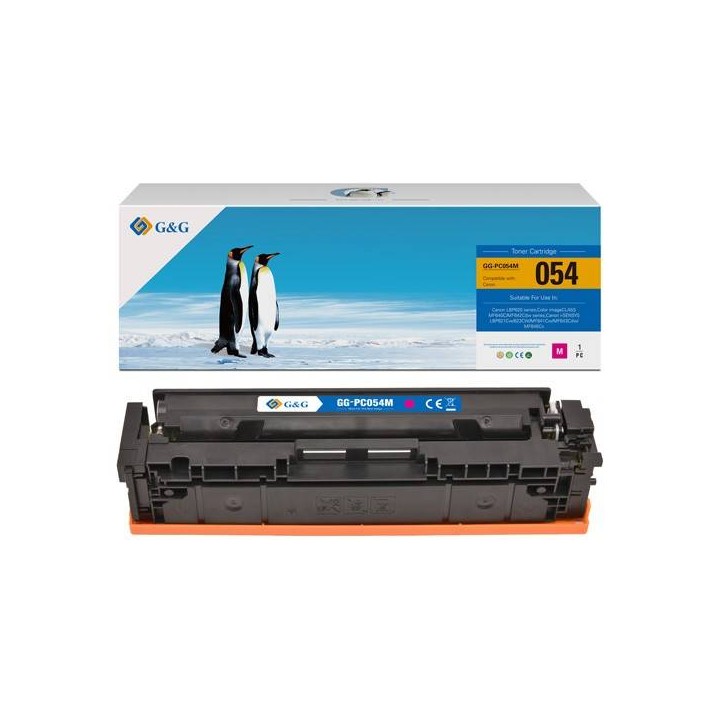 G&G KOMPATYBILNY TONER Z 054M, MAGENTA, 1200S, NT-PC054M, DLA CANON LBP620, MF640C, I-SENSYS LBP621CW, MF641CW, MF645C, N