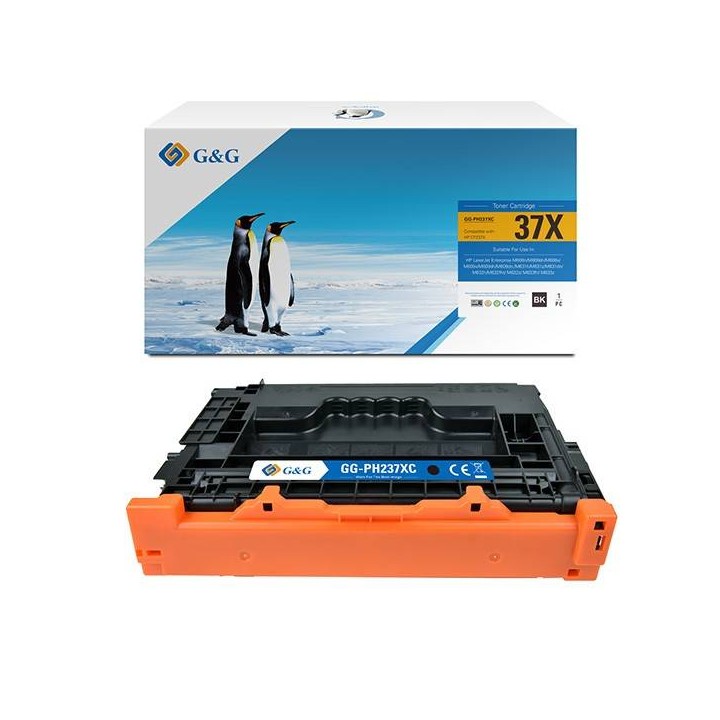 G&G KOMPATYBILNY TONER Z CF237X, BLACK, 25000S, NT-PH237XC, HP 37X, HIGH CAPACITY, DLA HP LASERJET ENTERPRISE M608, M609, N