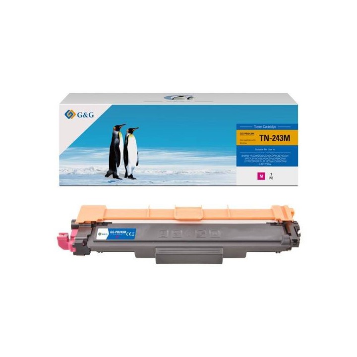 G&G KOMPATYBILNY TONER Z TN243M, MAGENTA, 1000S, NT-PB243M, DLA BROTHER DCP-L3500, MFC-L3730, MFC-L3740, MFC-L3750, N