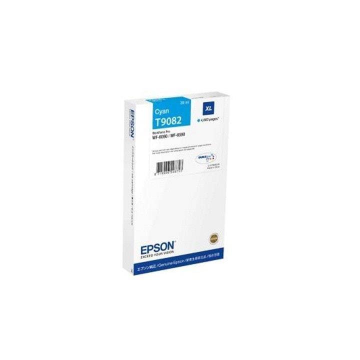 TUSZ ORYGINALNY EPSON T9082 C13T908240 CYAN 39 ML
