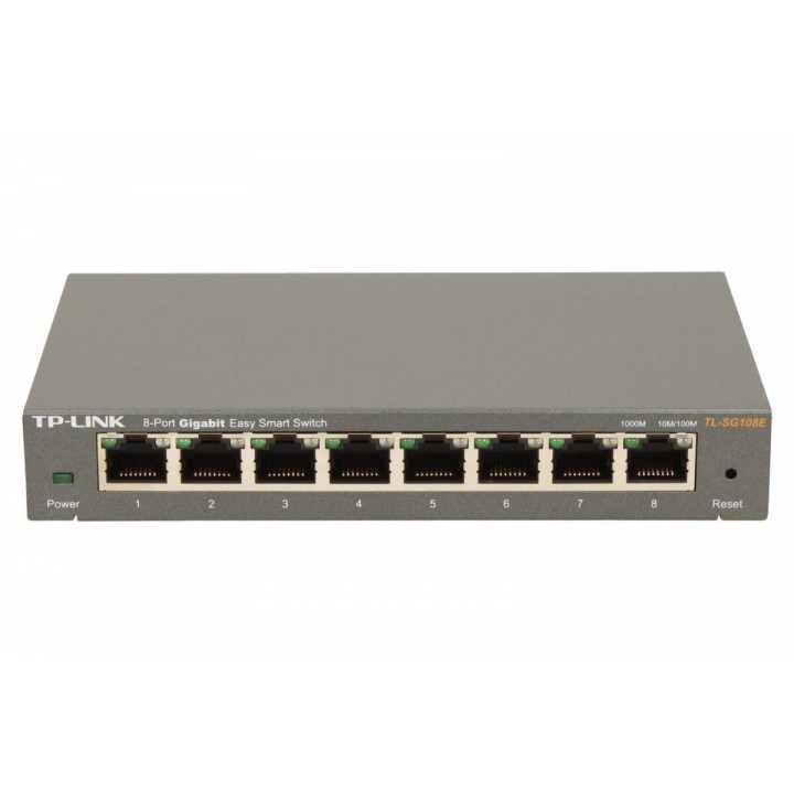TP-LINK PRZEŁĄCZNIK SMART TL-SG108E 8X1GBE