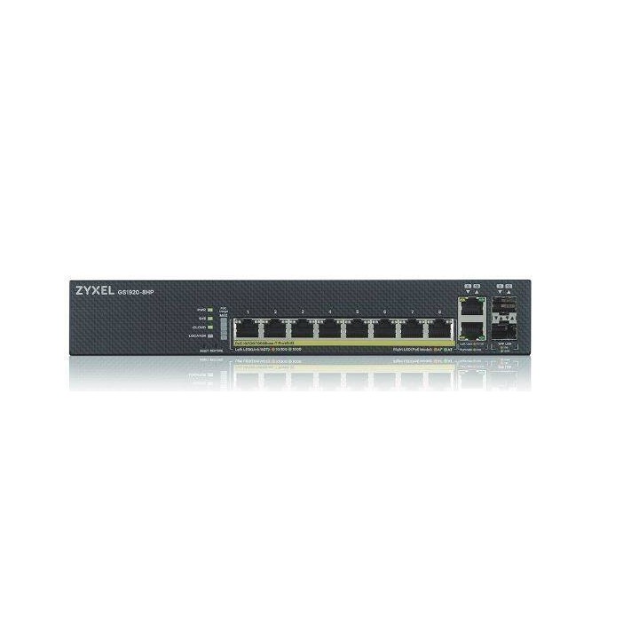 ZYXEL PRZEŁĄCZNIK GS1920-8HPV2 10PORT GB 2XGB 130W POE