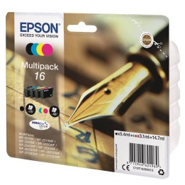 TUSZ ORYGINALNY EPSON T1626 C13T16264012 CMYK 670 STRON