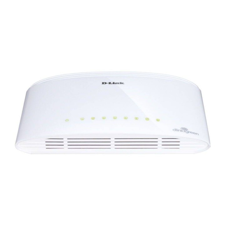 D-LINK DGS-1008D SWITCH L2 8X1GBE DESKTOP/WALL NO FAN