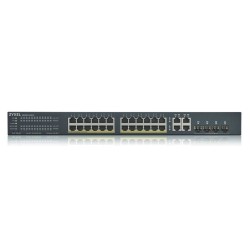 ZYXEL PRZEŁĄCZNIK GS1920-24HPV2 28PORT 24XGB AND 4XGB 375W POE NEBULAFLEX CLOUD
