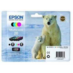 TUSZ ORYGINALNY EPSON T2616 C13T26164010 CMYK 200BK STRON