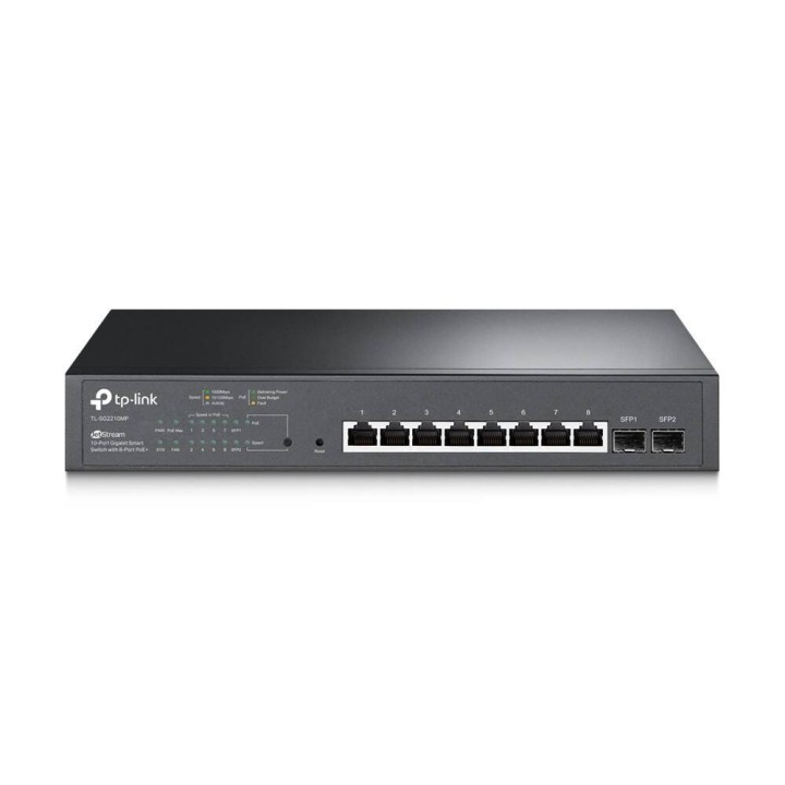 TP-LINK SWITCH SMART SG2210MP 8XGE POE+ 2XSFP