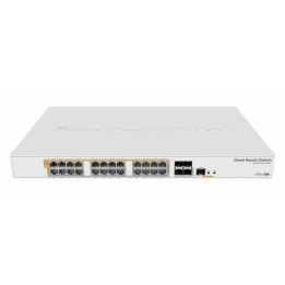MIKROTIK PRZEŁĄCZNIK 24XGBE 4XSFP+ CRS328-24P-4S+RM