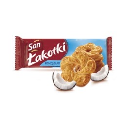 CIASTKA ŁAKOTKI KOKOSOWE SAN 168G
