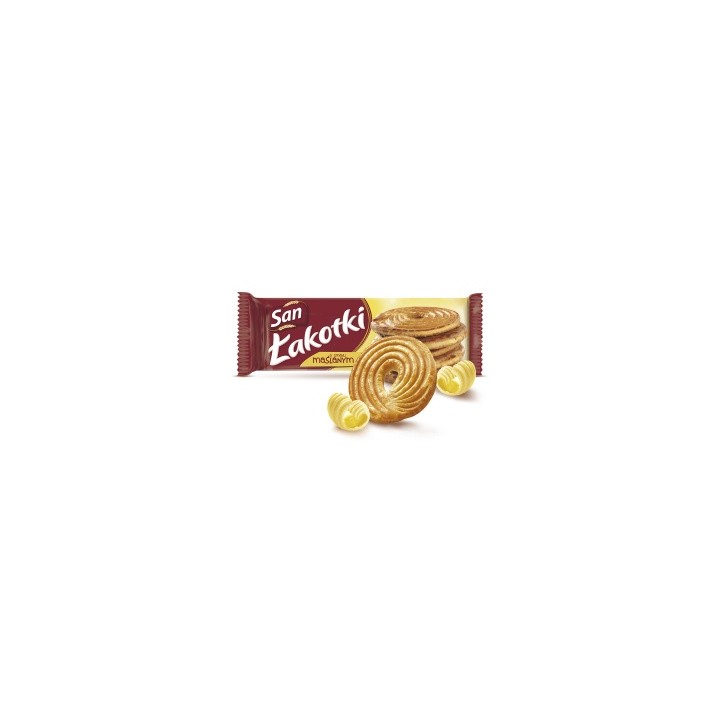 CIASTKA ŁAKOTKI MAŚLANE SAN 168G