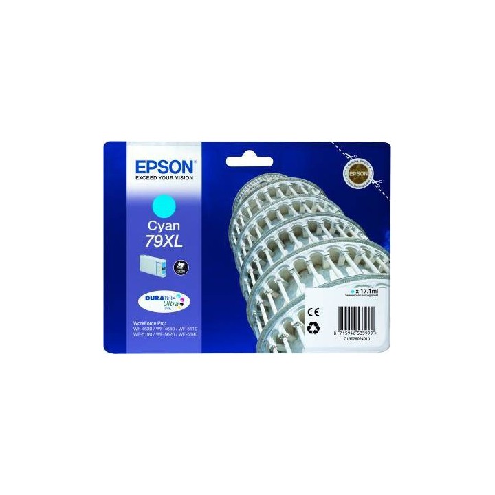 TUSZ ORYGINALNY EPSON T7902/79XL C13T79024010 CYAN 17,1 ML