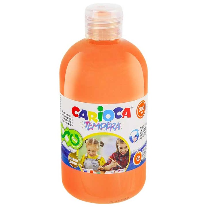 FARBA TEMPERA CARIOCA 40427/11 170-2717 500ML POMARAŃCZOWA